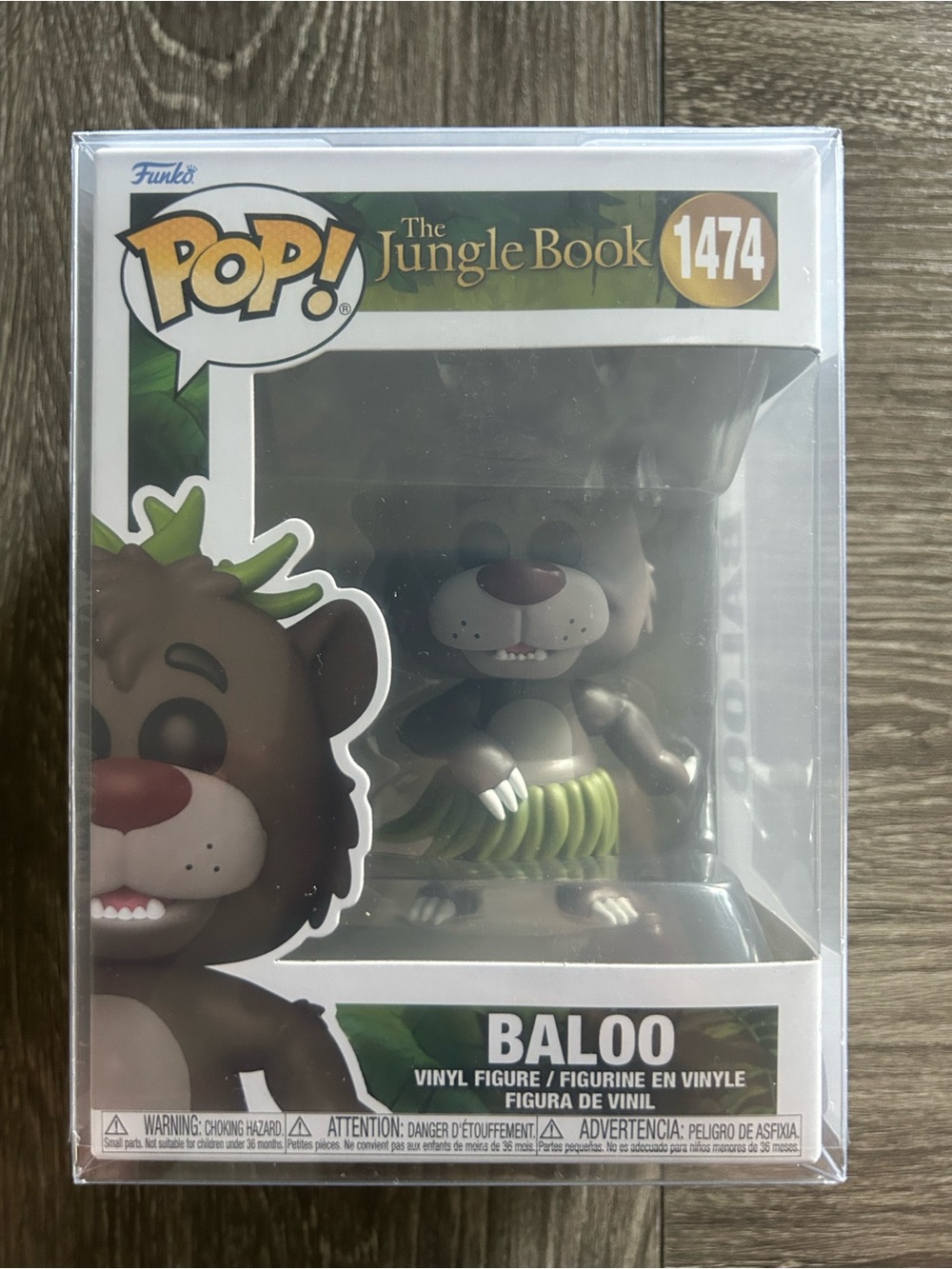 Funko Pop! The Jungle Book Baloo Figure - Brown & Green